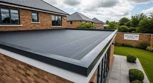 GRP fiberglass flat roof