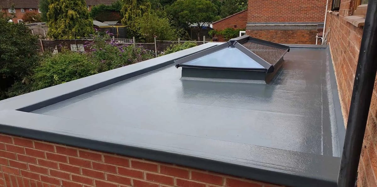 Flat roofing system